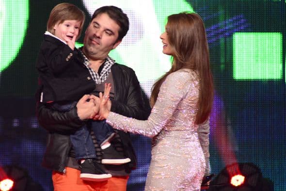 Otro momento especial entre madre e hijo.