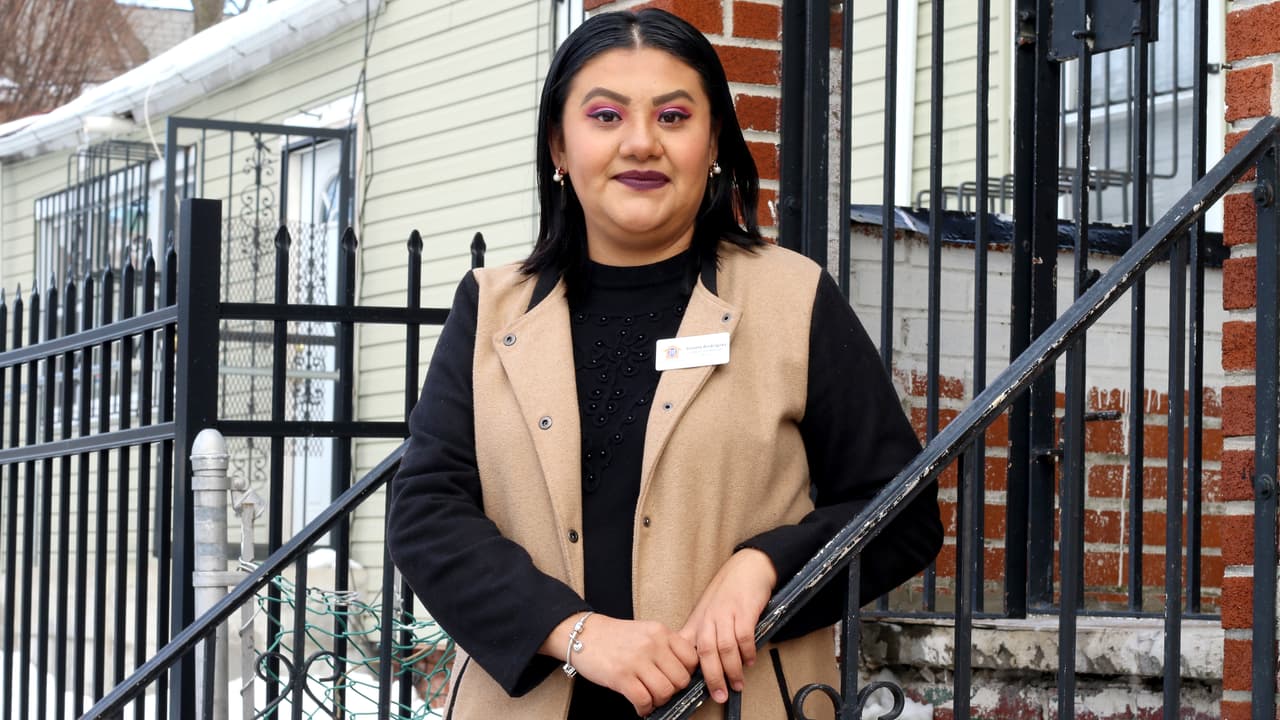 La trabajadora comunitaria Violeta Rodríguez