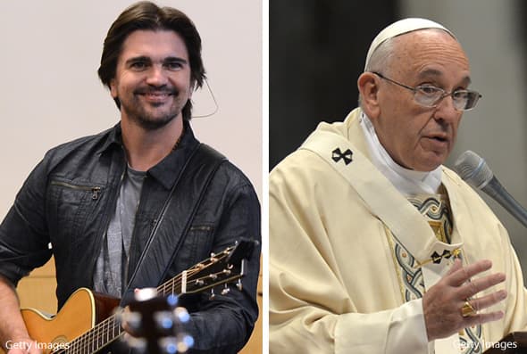 Juanes cantará ante el Papa Francisco