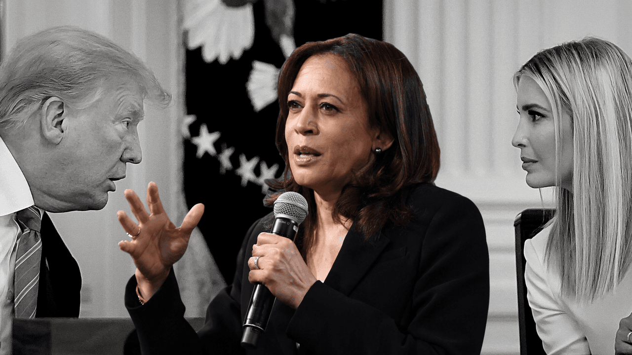 Trump y su hija Ivanka donaron en el pasado a la campaña de Kamala Harris, pero ahora la atacan