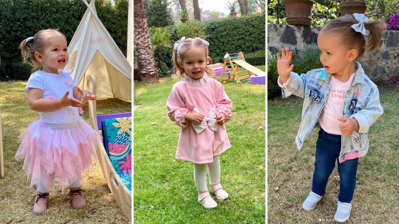 Vestidos, jeans, faldas, mini tenis y más adorables outfits son parte de su guardarropa.