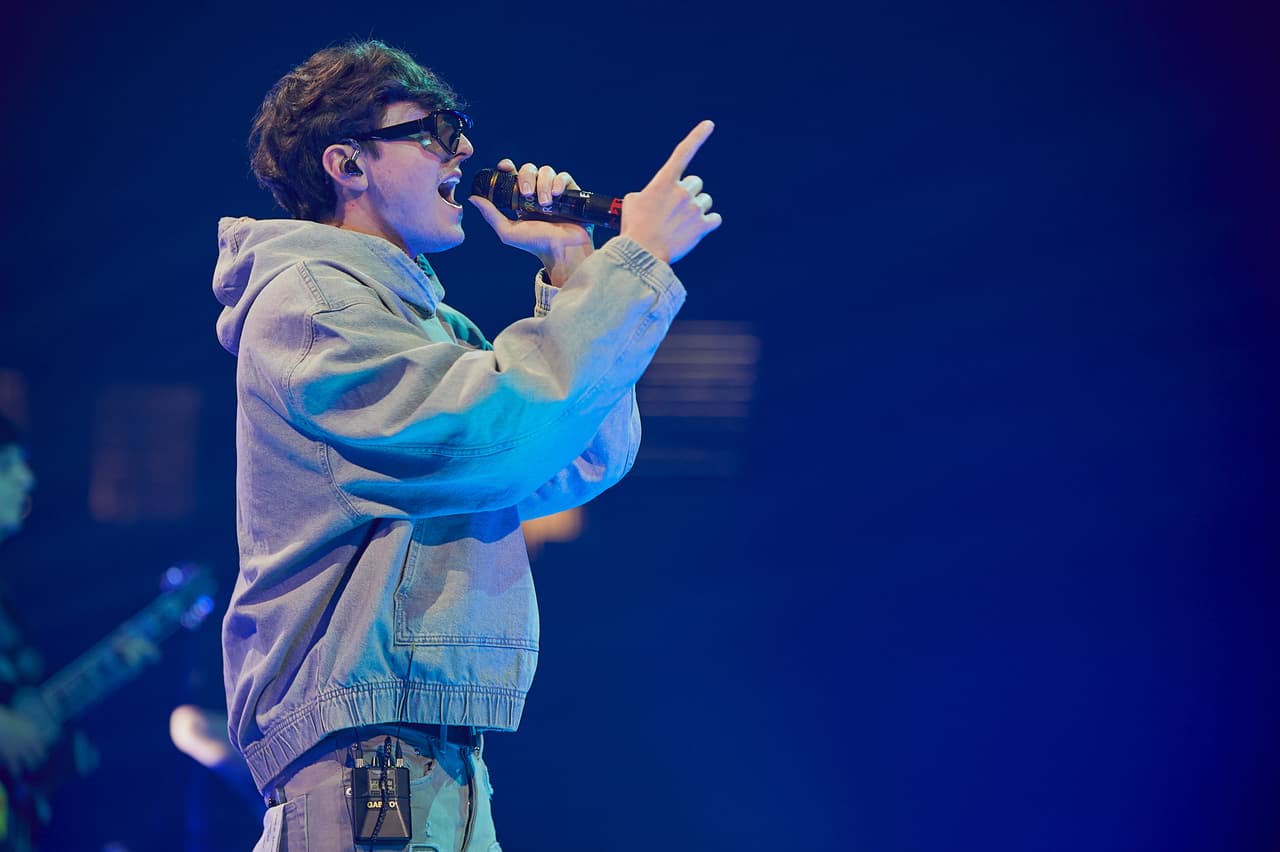 Gabito Ballesteros en los ensayos de los Latin LAMAs 2024