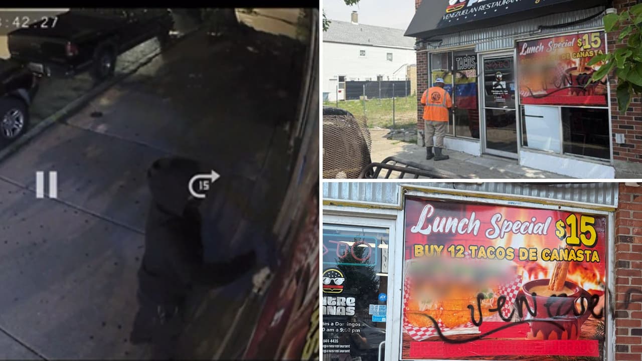 Dueños de restaurante en Chicago denuncian ataque vandálico con mensajes contra los venezolanos