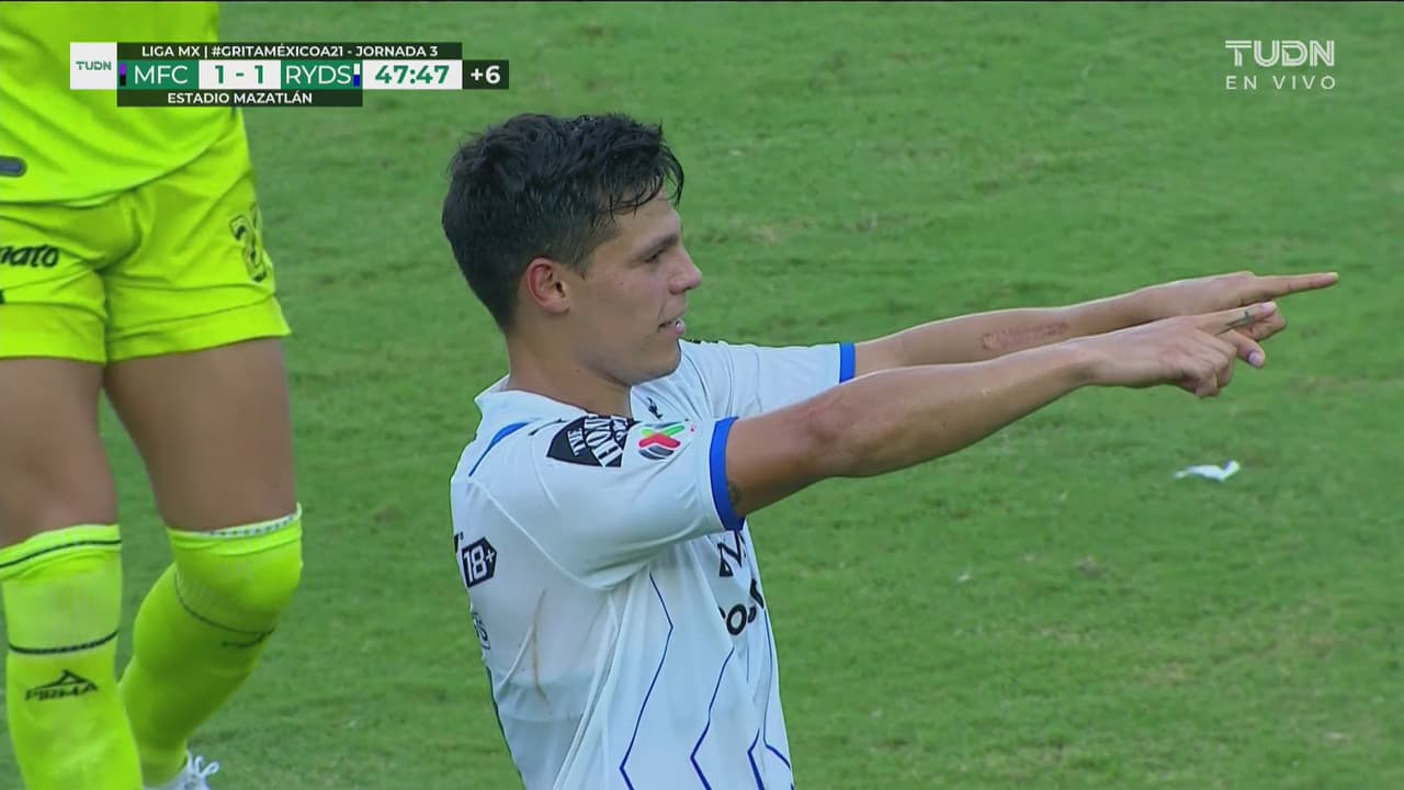 ¡Empate inmediato! ‘Ponchito’ tira y un desvío lo favorece para el 1-1