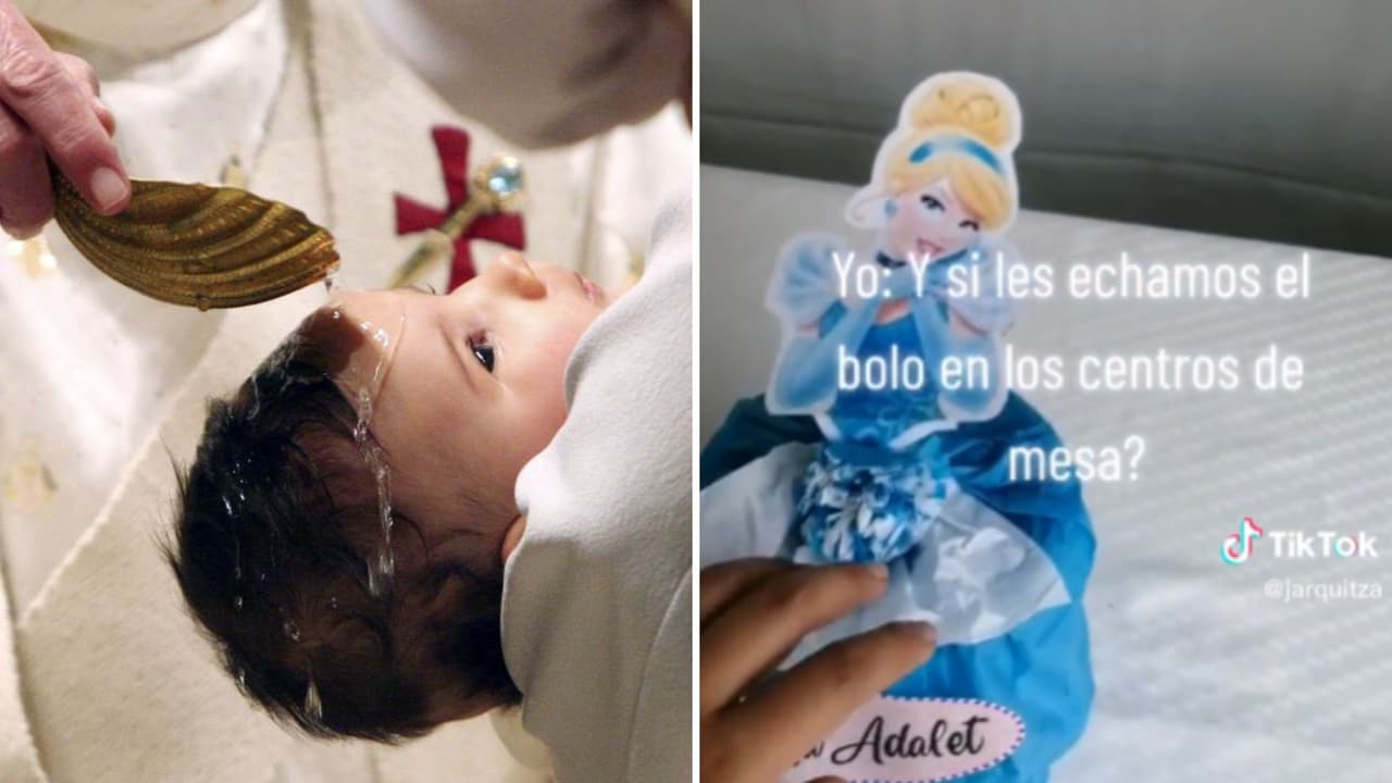 Nadie se llevó centros de mesa de un bautizo por "feos" y tenían dinero dentro: video viral