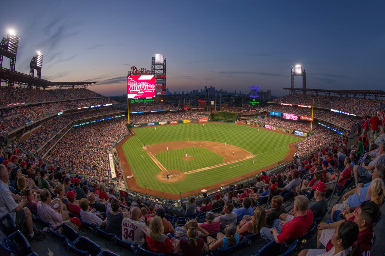 Todos con los Phillies: el Citizens Bank Park está listo para su cita con la Serie Mundial