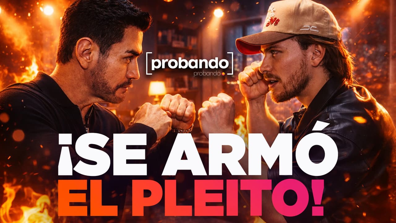 ¡Casi se agarran! David Zepeda ASUSTA a Aldo de Nigris en su debut como ACTOR en Televisa