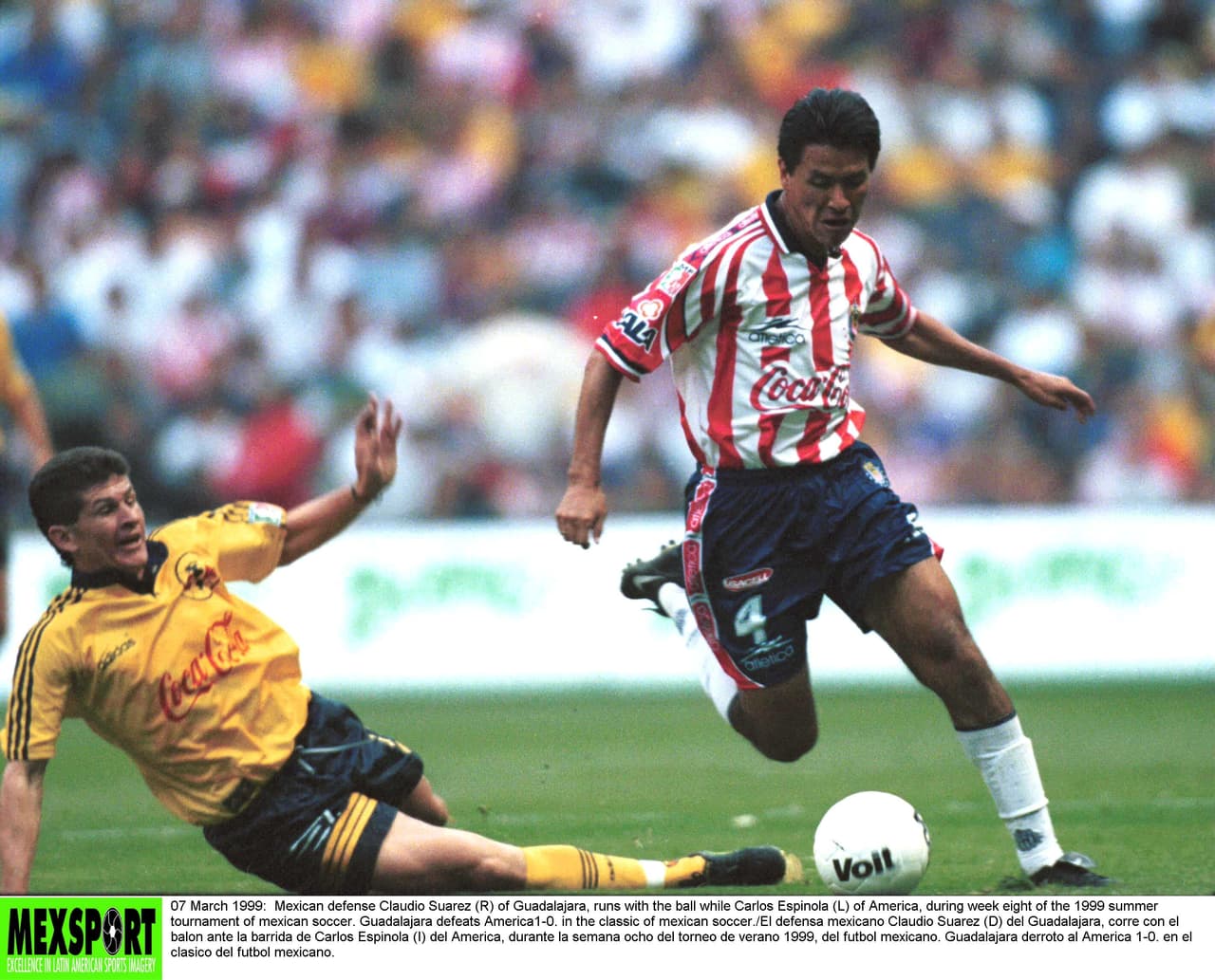 Carlos “Paraguarí” Espínola tuvo un paso breve por las filas del América en el año de 1999.