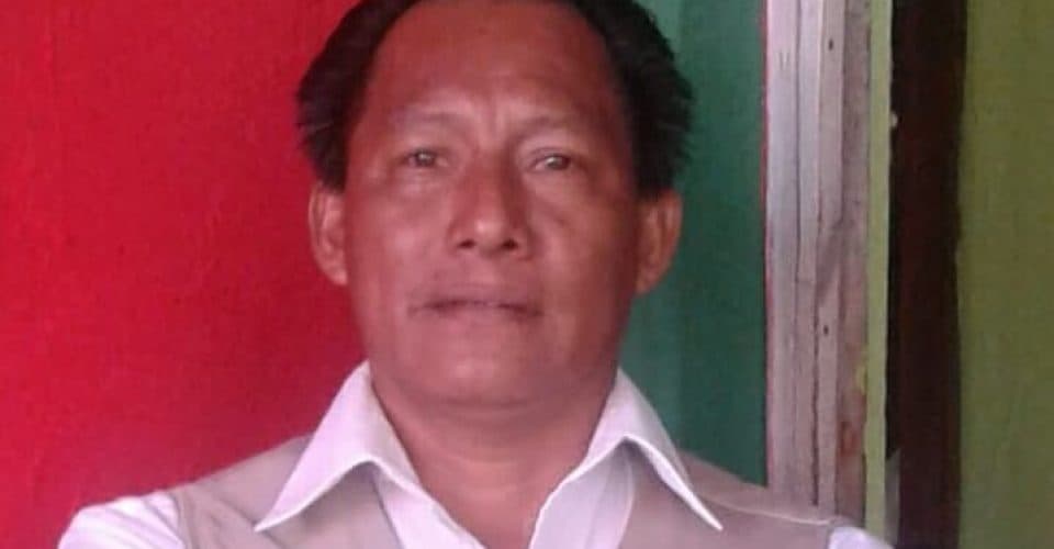 El reportero Fabián Hipólito Nemesio