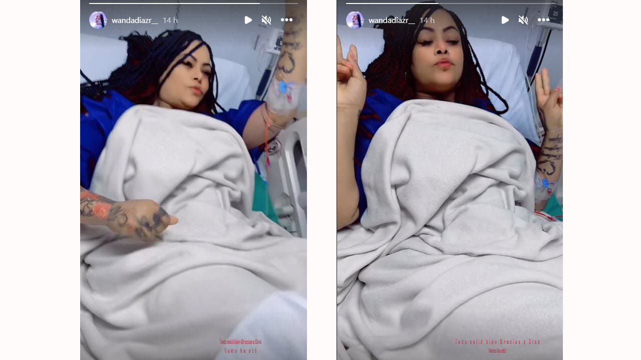 Wanda Díaz, la madre de Yailin, se sometió a un procedimiento estético.