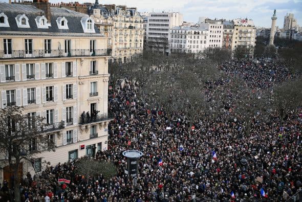 Al comienzo de la movilización, se estimó que el número de asistentes era de entre 1.3 y 1.5 millones de personas.