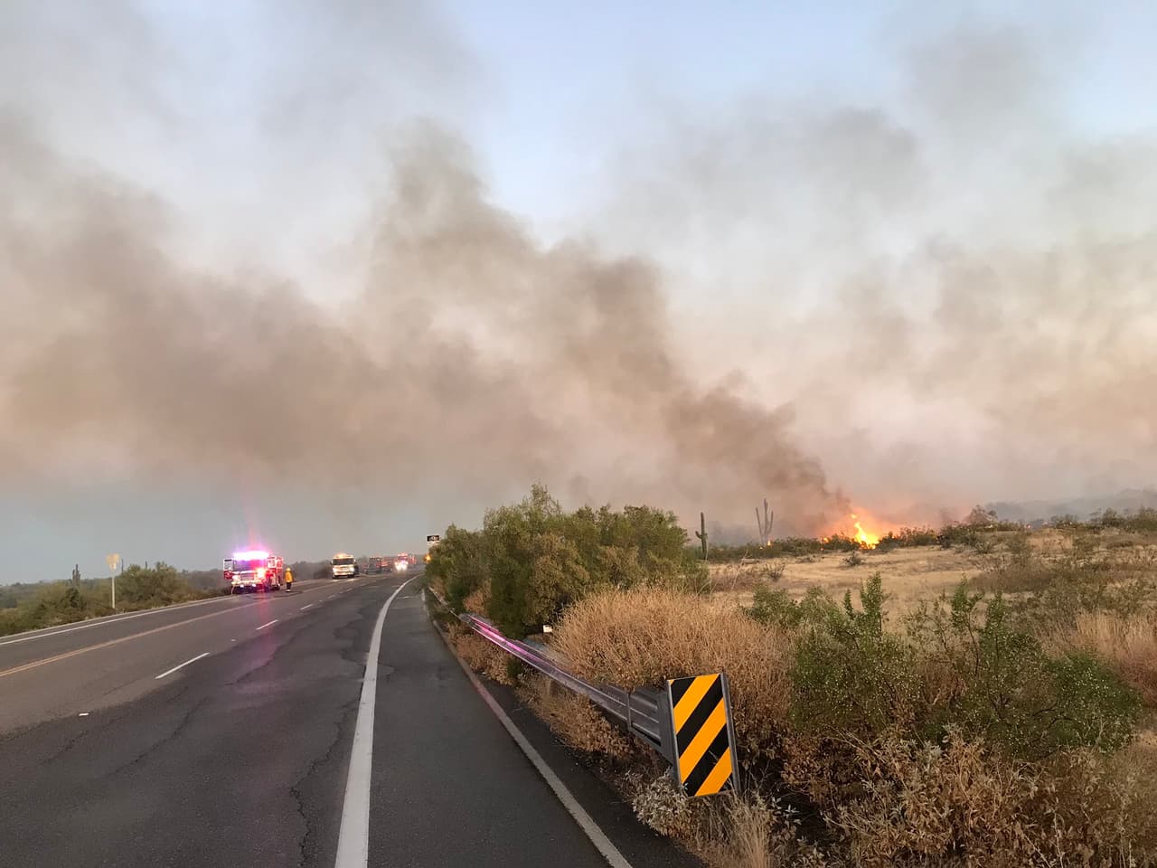 Incendio Bush continúa creciendo y solo se ha podido contener un 5%.