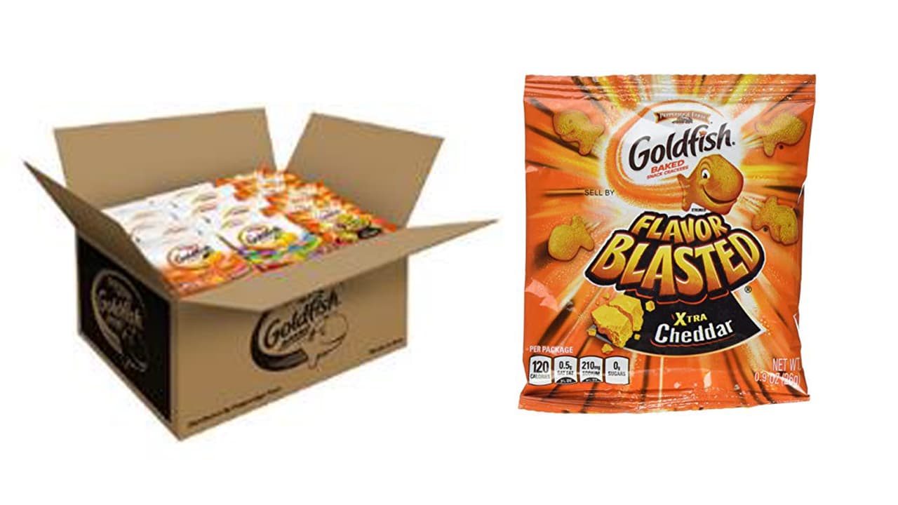 Pepperidge Farm Goldfish Caja cartón variedad presentación económica de 40