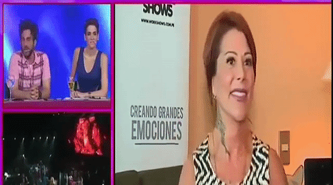 Tras un par de preguntas relacionadas con su gira, la cantante dijo repentinamente: "Hay que hacer las cosas con respeto". "No te conozco, pero lo que dijiste, Rodrigo, fue horrible". Luego de un par de palabras más, Alejandra Guzmán dio por finalizada la entrevista y salió de cuadro.