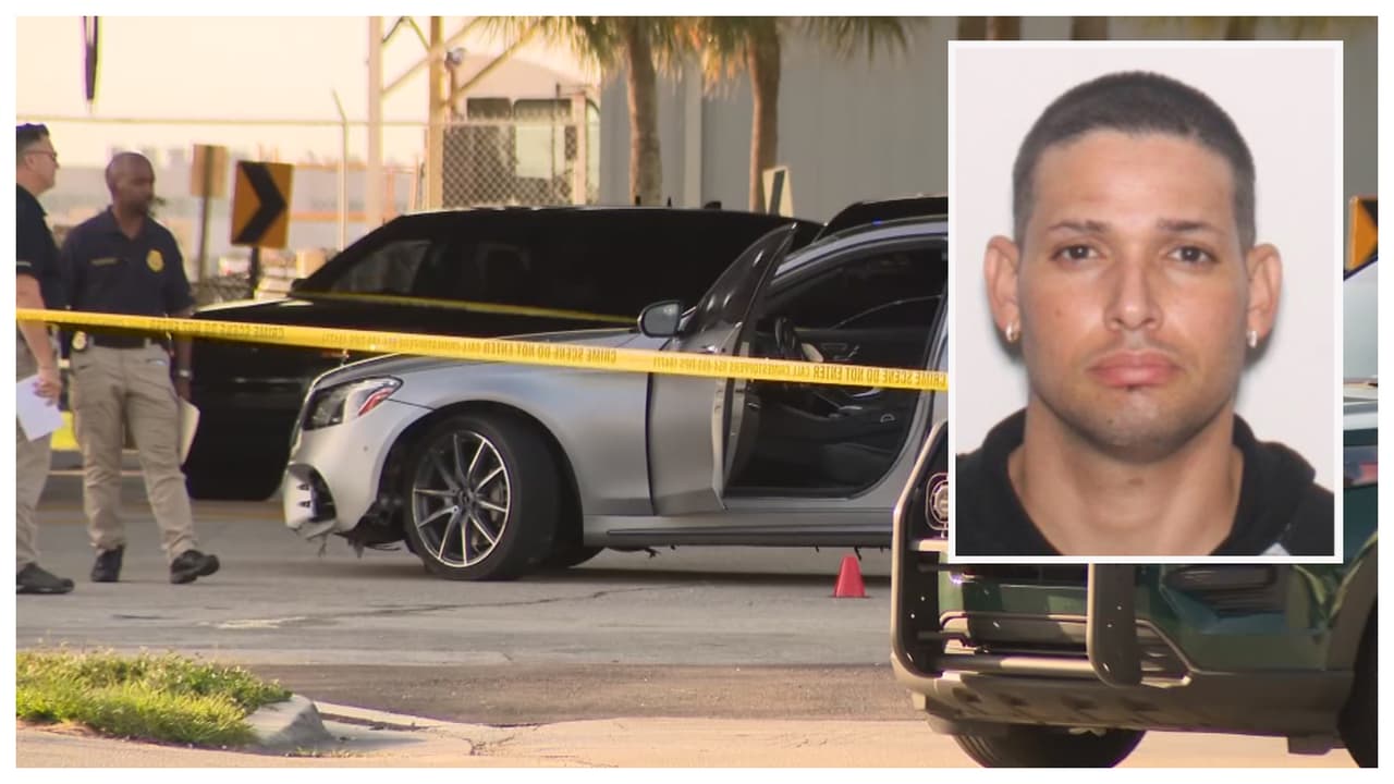 Buscan a sospechoso de tiroteo con la policía en el Aeropuerto de Fort Lauderdale