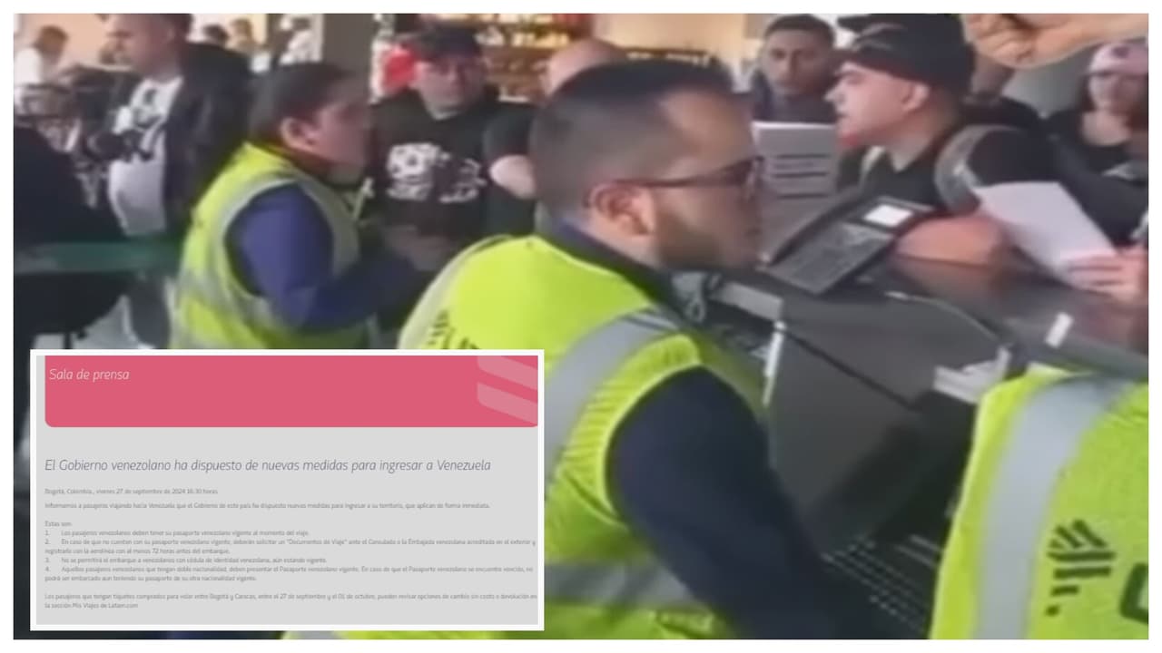 Venezolanos con pasaportes vencidos no podrán entrar a su país