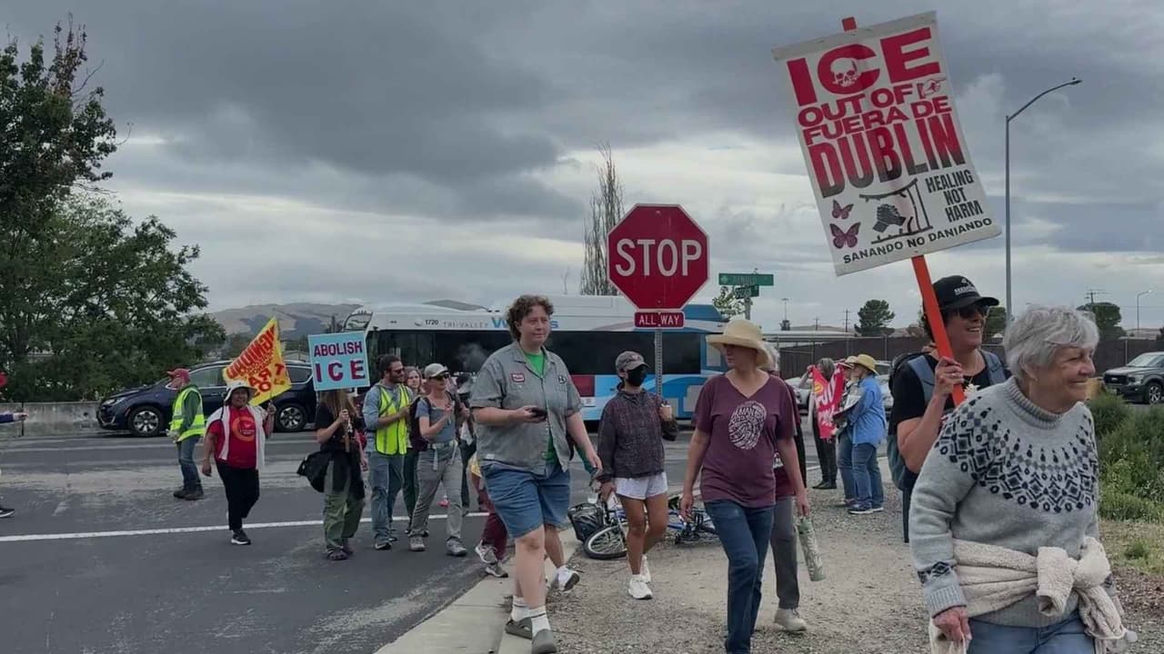 Termina caminata de tres días de Napa a Dublin para exigir un fin a las detenciones de ICE