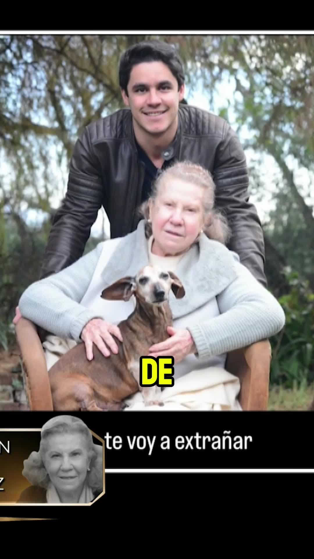 Eduardo Capetillo de luto por la muerte de su madre María del Carmen Vázquez (Q.E.P.D)