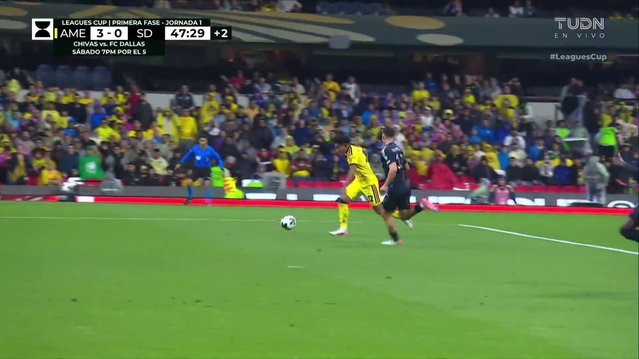 ¡Golazo del América! ¡Hermosa asistencia del 'Rayito' termina en golazo de Violante!