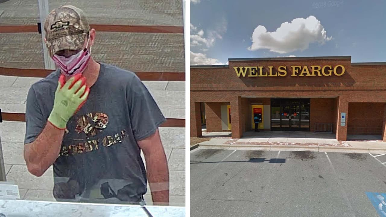 El Departamento de Policía de Durham (DPD) investiga el robo de un banco Wells Fargo en el 2000 de West Main Street, en Durham, Carolina del Norte.