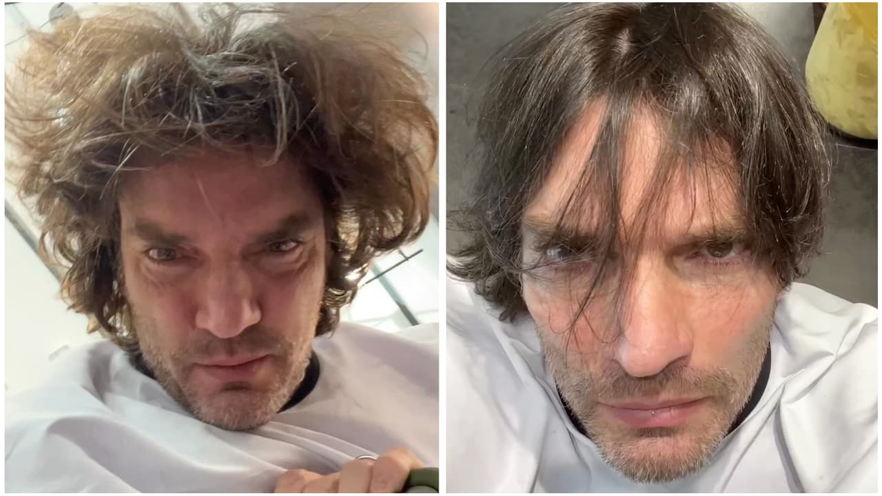 Julián Gil sigue los pasos de Francisca y le dice adiós a su melena: mira cómo quedó