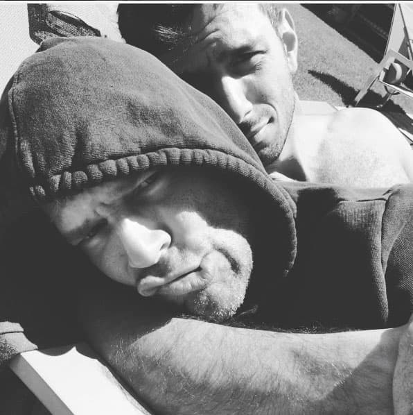 Así celebró Martin el "día del papi", con su pareja.