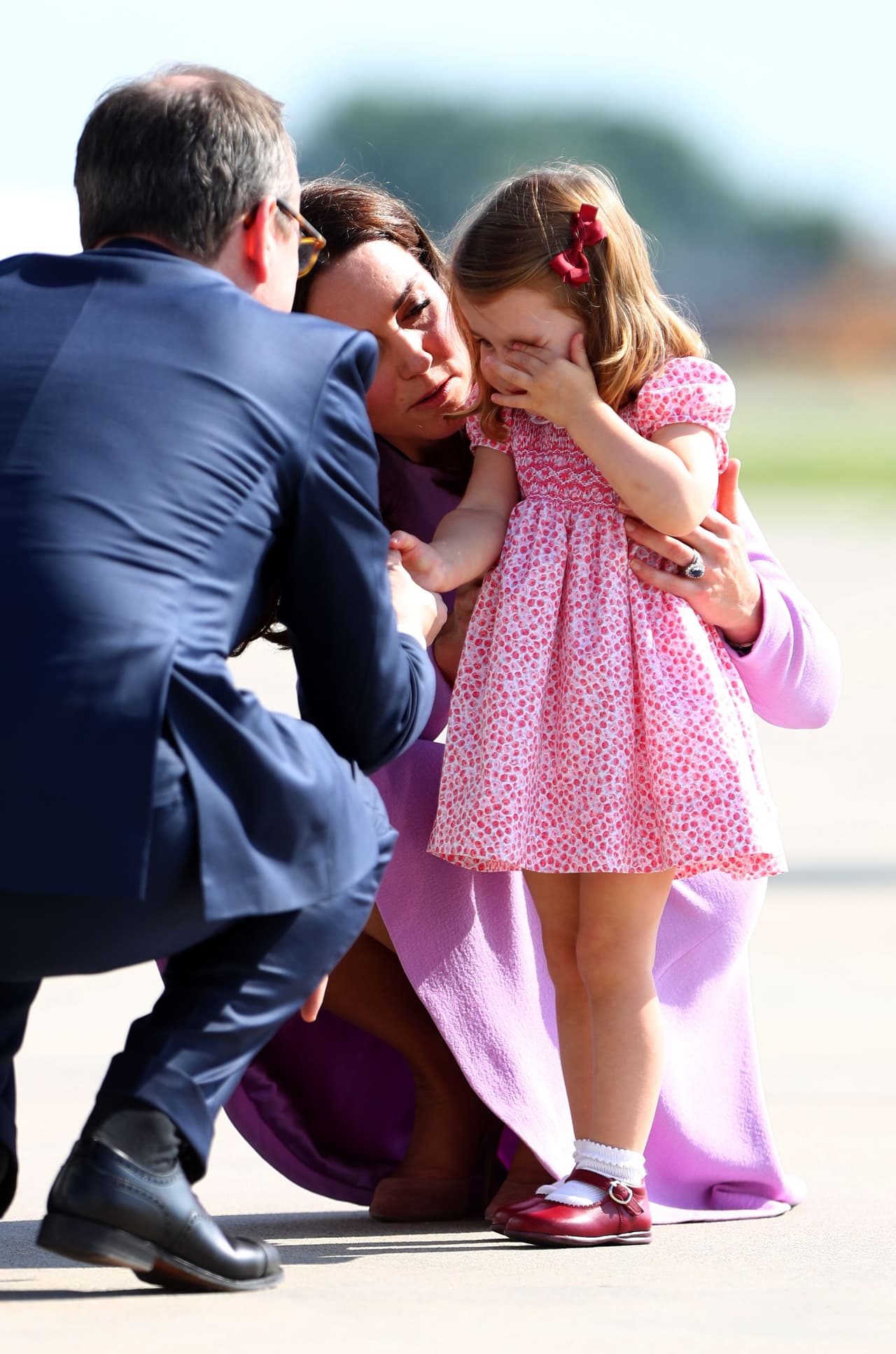 Pero algo le pasaba a los ojos de la princesa Charlotte.