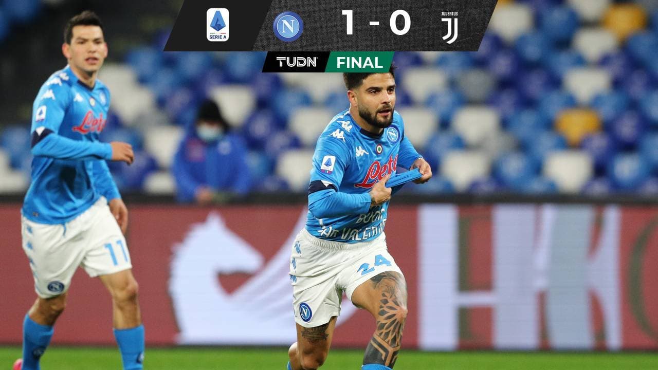 Lozano y el Napoli derrotan a la Juventus de CR7