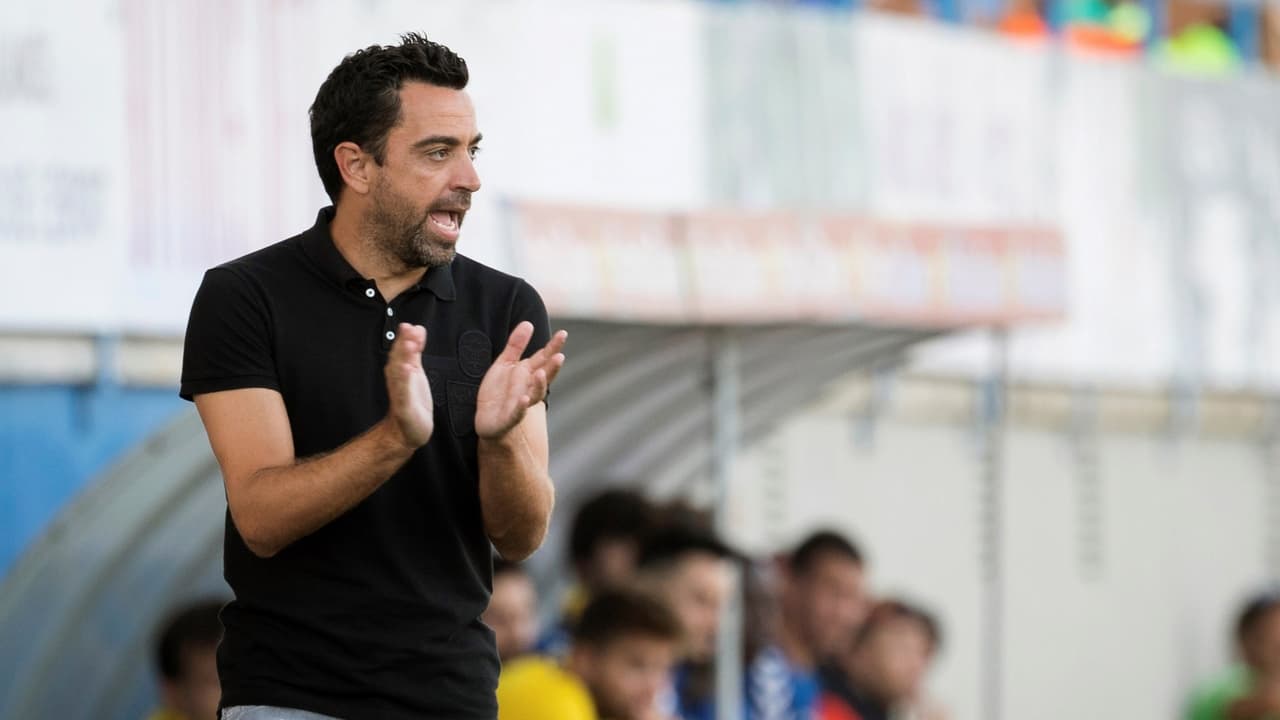 Debutó un grande: En su primer partido como técnico, Xavi Hernández logra un empate 

