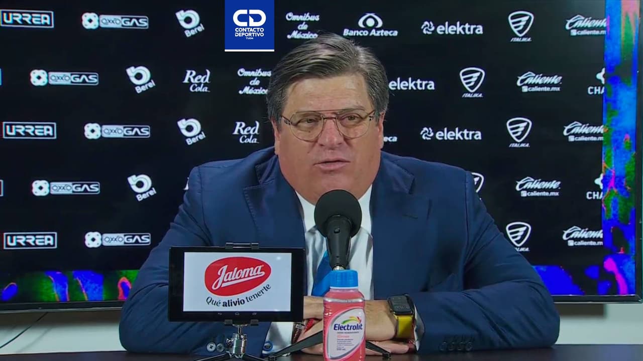 Piojo tras ser goleado por Atlas: "Tuvimos cinco veces el 2-1"