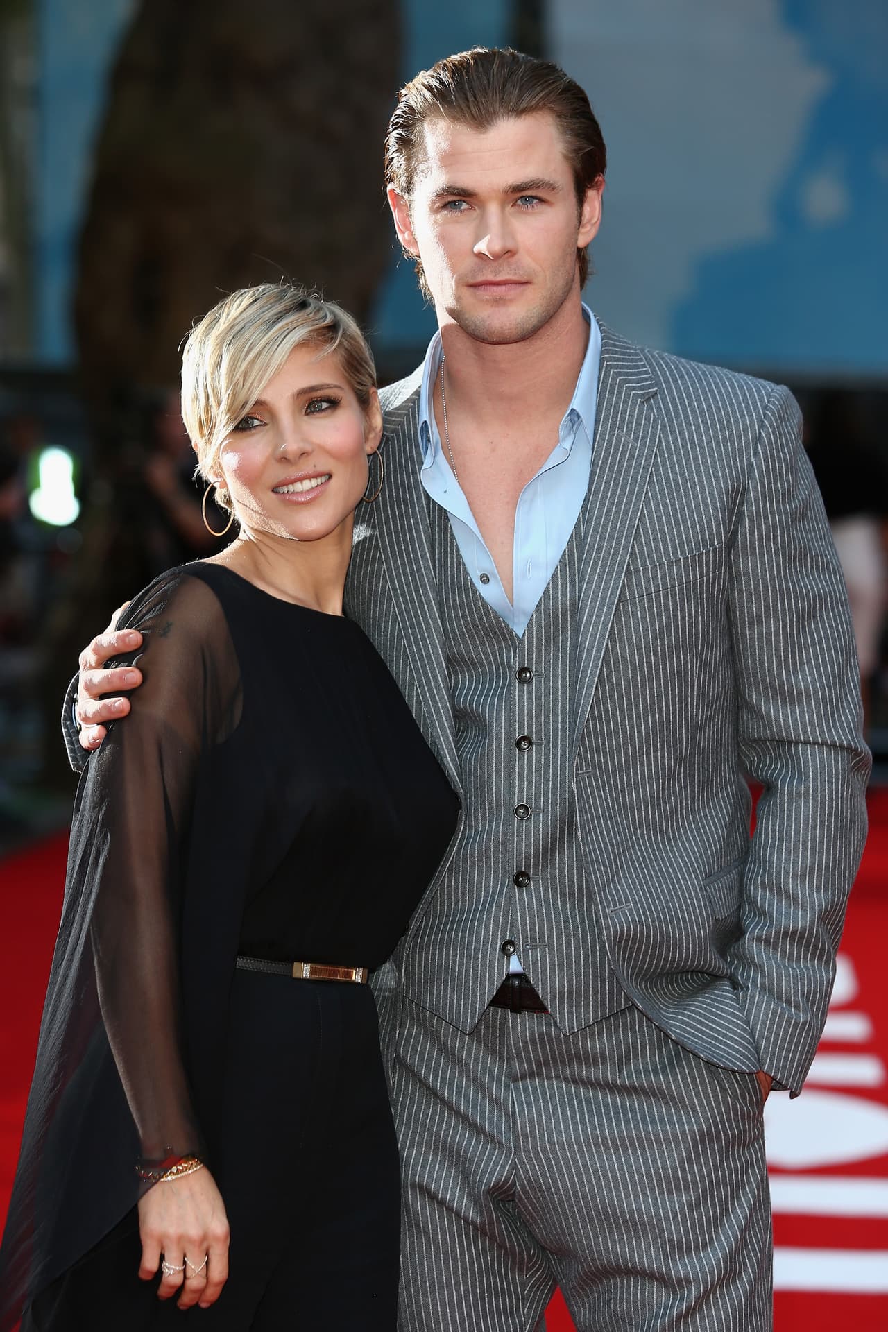 <b>Elsa Pataky</b> de 42 años y
<b>Chris Hemsworth</b> de 35, se llevan 7 años de diferencia, pero esto no impidió que formaran una linda familia.
