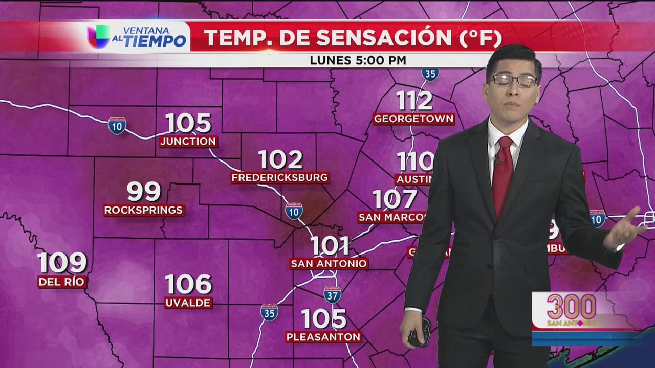 Temperaturas récord en San Antonio