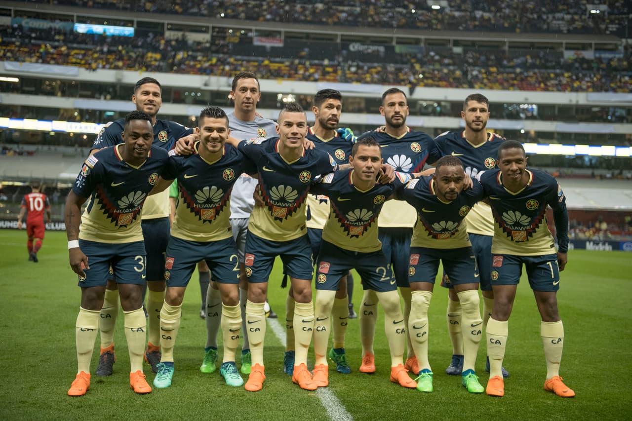 Por su parte, las Águilas formaron con Marchesín, Paul Aguilar, Valdez, Aguilera, William, Guido Rodríguez, Mateus Uribe, Ibarra, Ibargüen, Martín y Peralta.