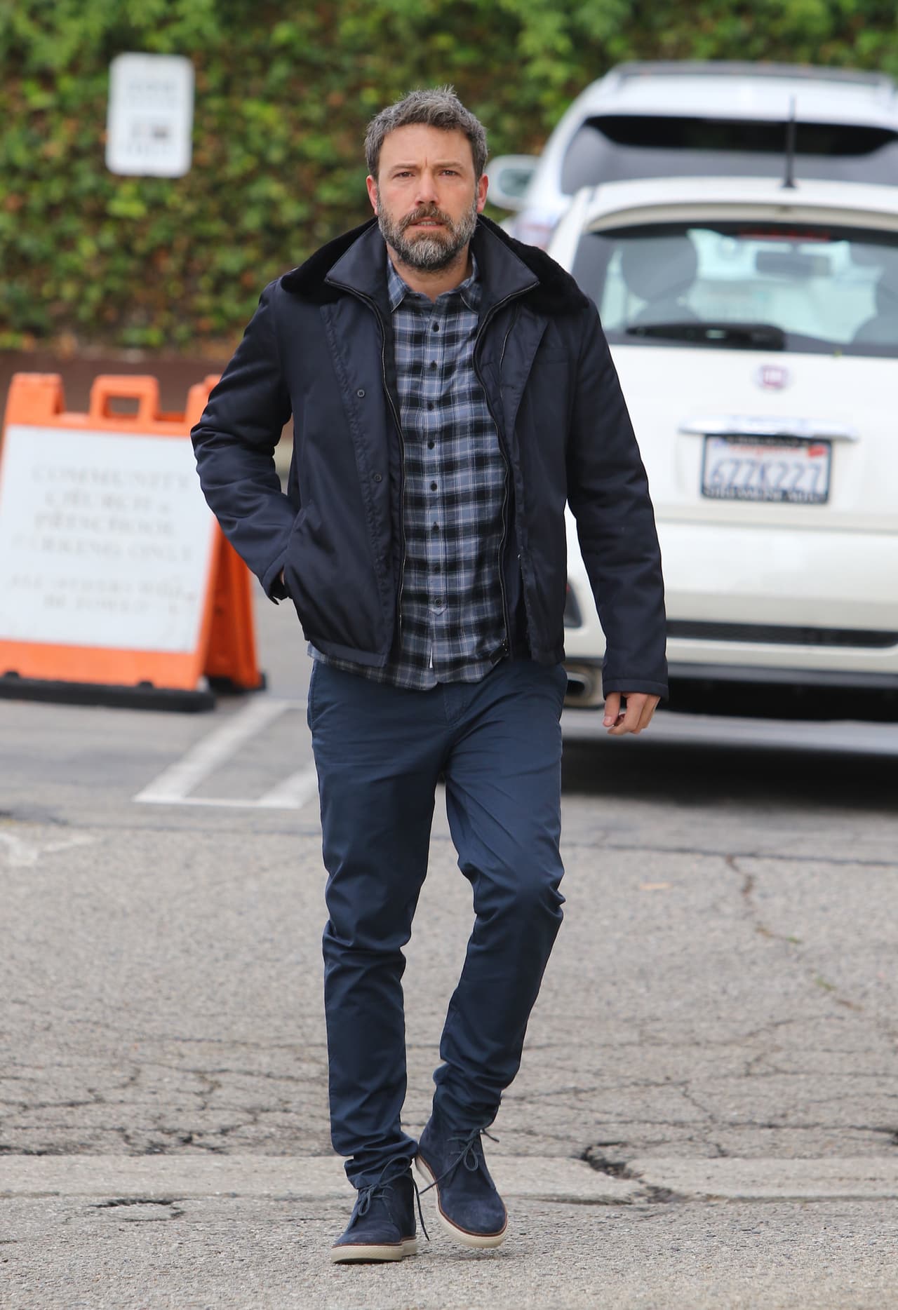 Y Ben Affleck regresó a su hogar.