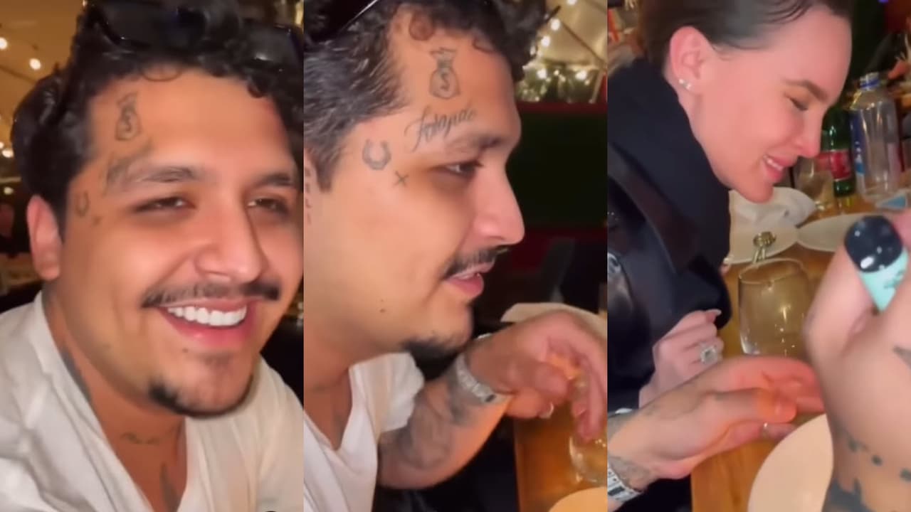 Amigo de Christian Nodal y Belinda aclara si el cantante se molestó con ella por broma de cumpleaños