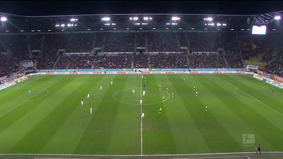 Highlights: Borussia Dortmund at FC Augsburg on March 1, 2019