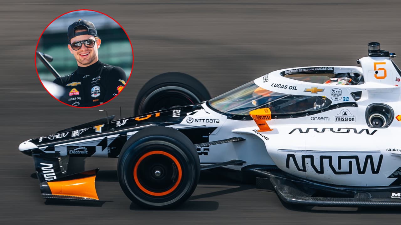 Patricio O'Ward largará en primera línea en las 500 Millas de Indianápolis