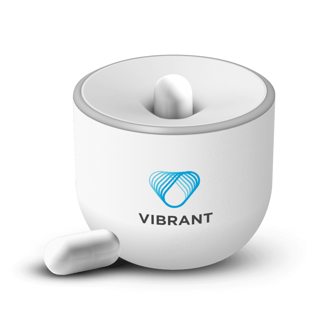 Antes de tragar la cápsula, hay que activarla en un pequeño dispositivo.