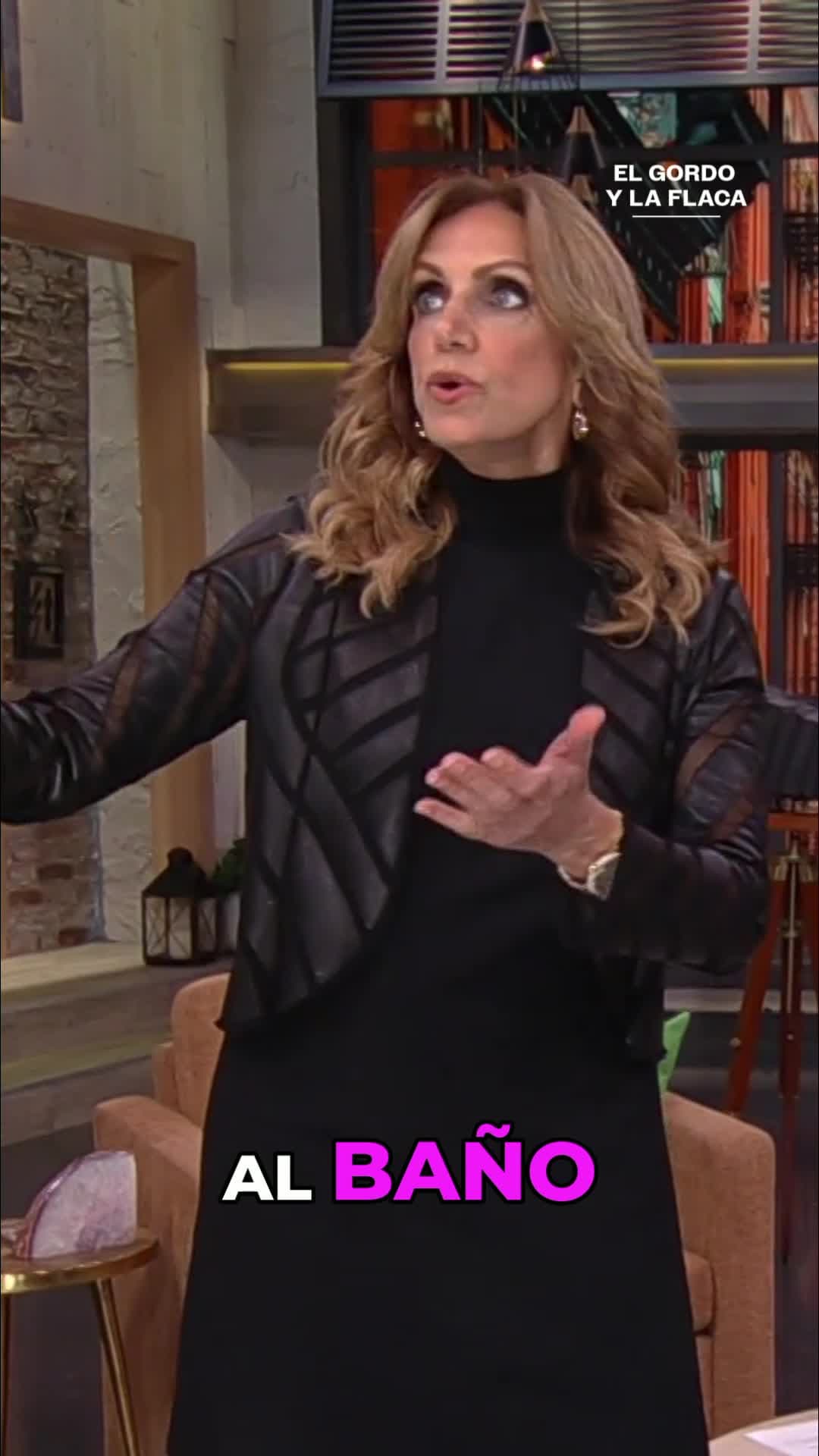 Lili Estefan revela el susto que se llevó en el baño de un restaurante