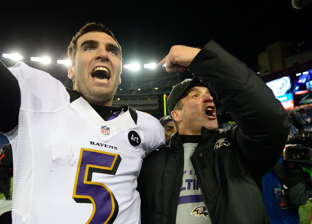 John Harbaugh: Joe Flacco es un súperestrella en la NFL, estoy muy contento de tenerlo