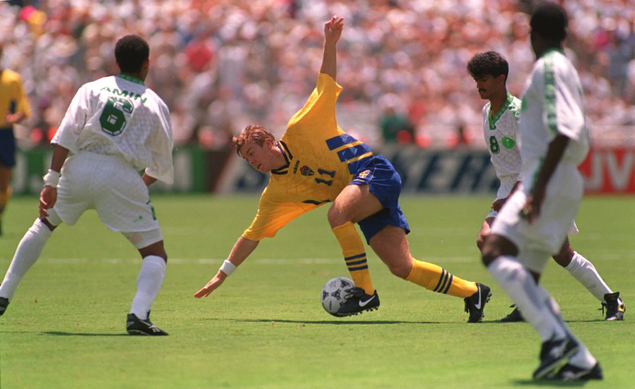 Suecia se enfrentó en octavos de final contra un sorprendente Arabia Saudita, que en su grupo derrotó a Bélgica y a Marruecos y quedó de segundo.