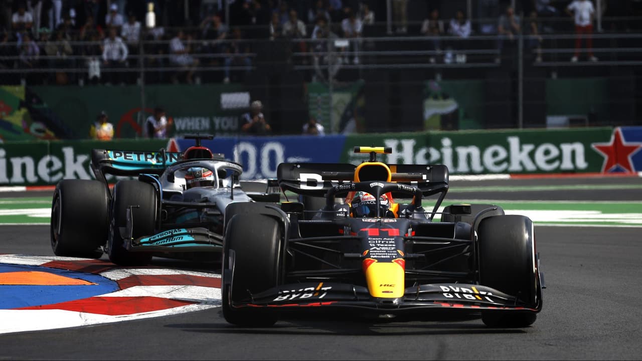 Russell volvió a ser el más rápido, Checo quedó en quinto lugar