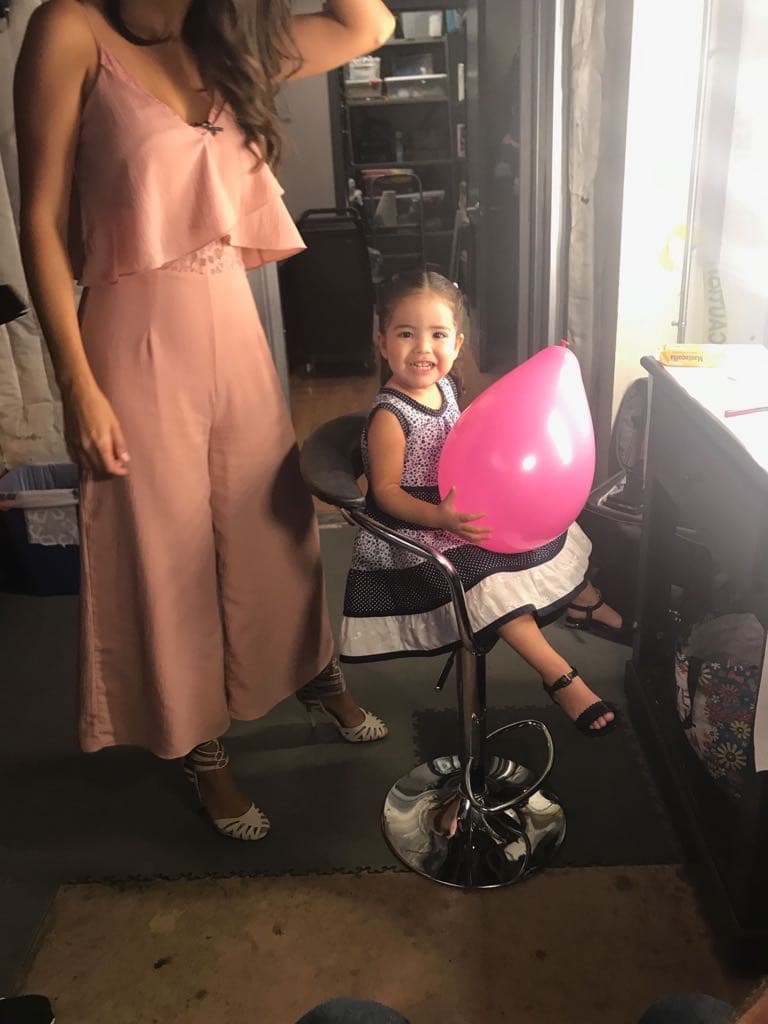 Uno de los lugares favoritos de Giulietta es la sala de maquillaje.