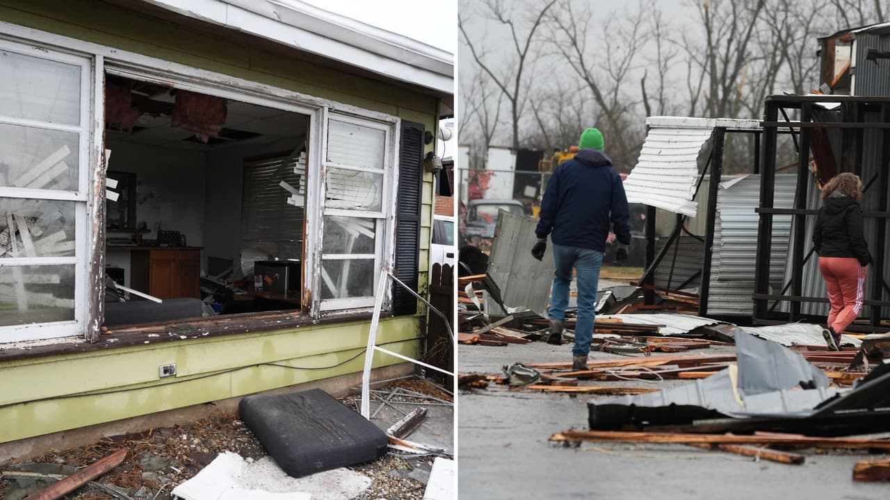 Así vivieron residentes el paso del tornado que azotó Illinois y se extendió hasta Indiana
