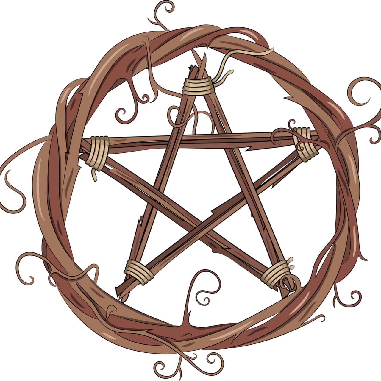 Esa la pueden hacer de diversos materiales, como de madera, hilos o estambre o inclusive pintarla en la tierra, como cuando deben hacer uno de sus rituales.