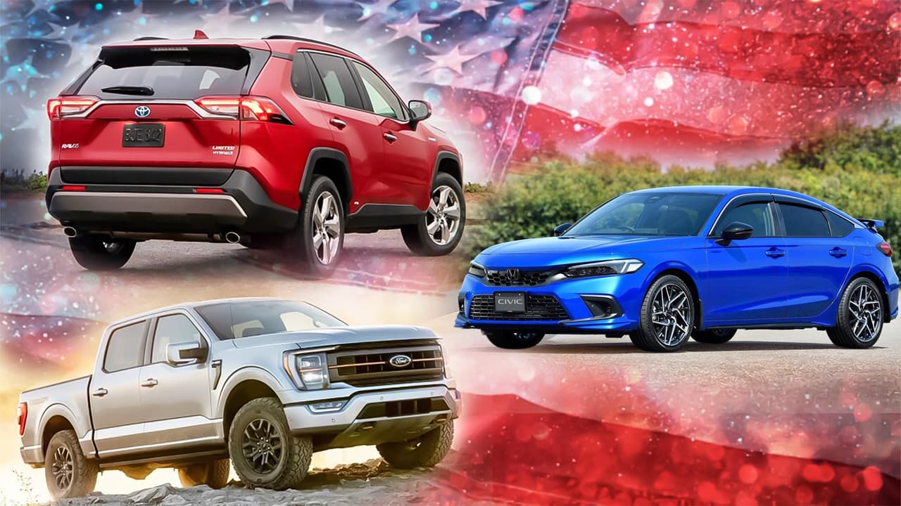Los carros más vendidos en Estados Unidos durante 2021