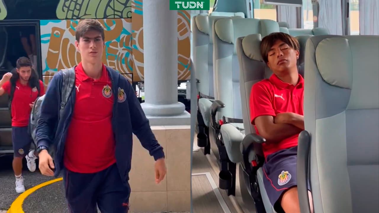 Yael Padilla se queda dormido en Chivas y casi lo deja el camión