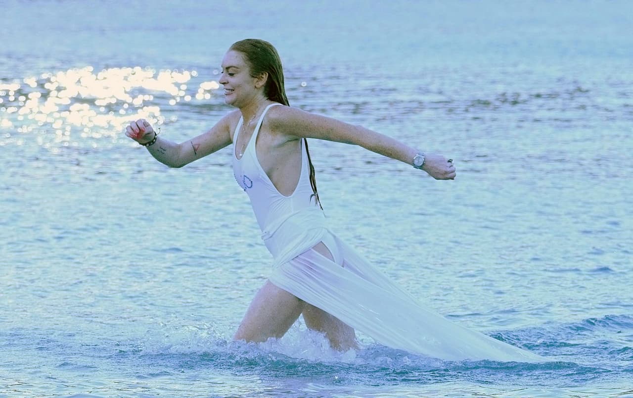 Lindsay está celebrando sus 30 años en Europa.