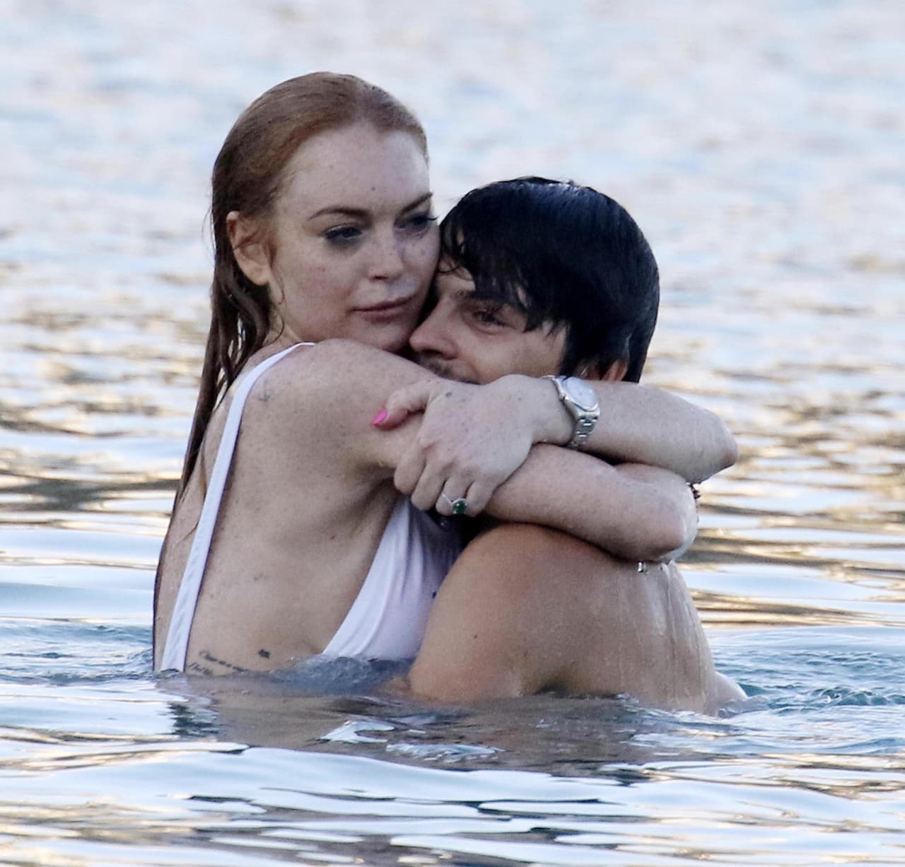 Una vez más, Lindsay dio de qué hablar por su cuerpo.