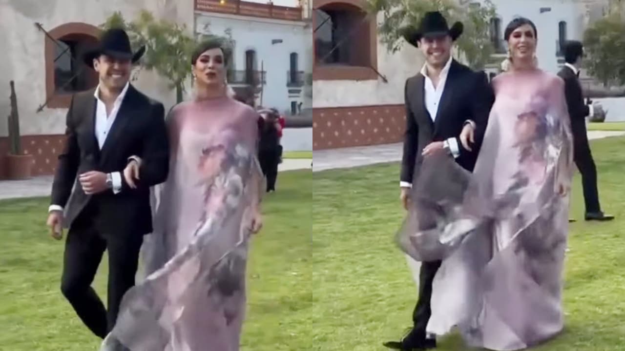 Este fue el vestido que usó Biby Gaytán durante la boda de su hija Alejandra Capetillo.